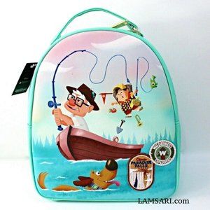 Disney Pixar Up Carl & Russel Fishing Mini Backpack